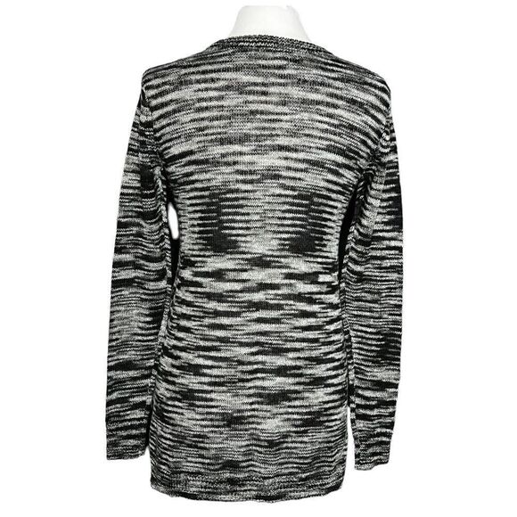 ABOUND NORDSTROM Lightweight Space Dye Marled Knit Hi-Low Hem Tunic Sweater - Picture 3 of 5